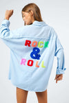 Rock N Roll Fringed Hem Detail Shirt