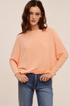 New York Fashion Week Fall Winter Color Trends Hacci Long Sleeve Cocoon Top | Bella Lucca Boutique