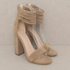 Oasis Society Blake Strappy Ankle Wrapped Heel| Bella Lucca Boutique