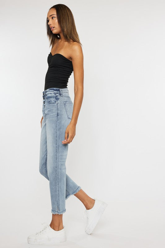 HIGH RISE STRAIGHT FIT JEANS | KANCAN