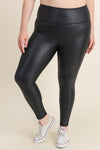 Curvy Foil High Waist Leggings | Mono B