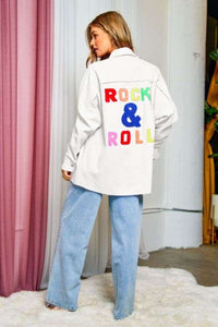 Rock N Roll Fringed Hem Detail Shirt