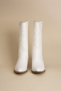 White Cowboy Western Boots | Bella Lucca Boutique