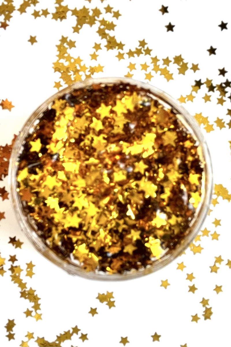 Kismet Face Glitter Stellar Gold Stars | Bella Lucca Boutique