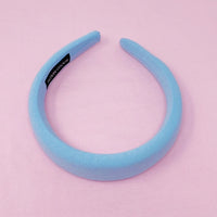 Light Blue Soft Puffy Headband | Bella Lucca Boutique