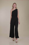 Embellished Strap Detail Black Jumpsuit | Bella Lucca Boutique