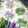 Mardi Gras Rhinestone Post Earrings | Bella Lucca Boutique