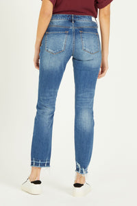 HIGH RISE GIRLFRIEND STRAIGHT JEANS | SAN ANTONIO