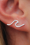 Pura Vida Wave Ear Climber | Bella Lucca Boutique