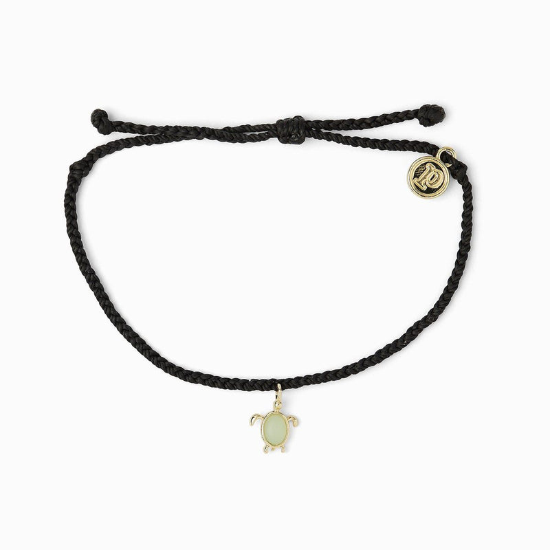 SAVE THE SEA TURTLES SILVER CHARM BRACELET | PURA VIDA