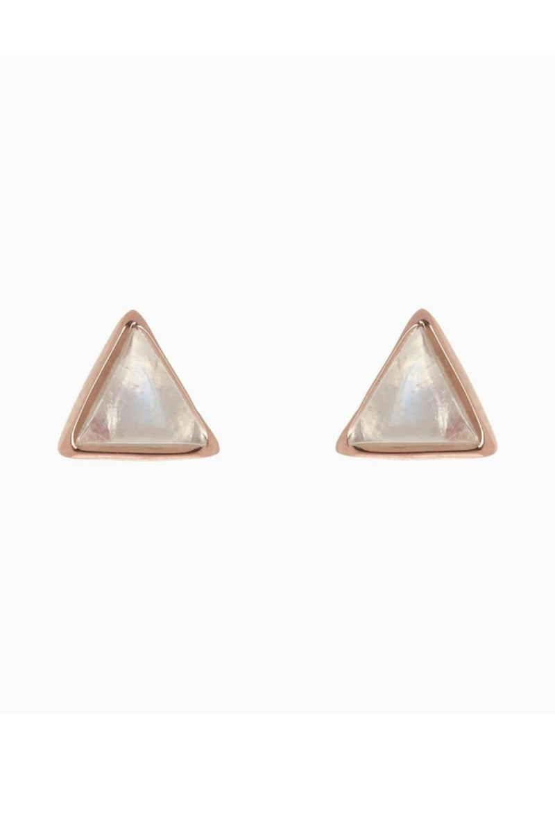 Pura Vida Moonstone Studs | Bella Lucca Boutique