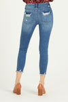 HIGH RISE SKINNY JEANS CROPPED | LAGUNA BEACH