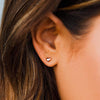 Pura Vida Pearl and Heart Double Sided Studs | Bella Lucca Boutique