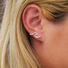 Pura Vida Wave Ear Climber | Bella Lucca Boutique