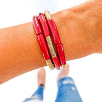 Acrylic Tube Bracelet | Bella Lucca Boutique