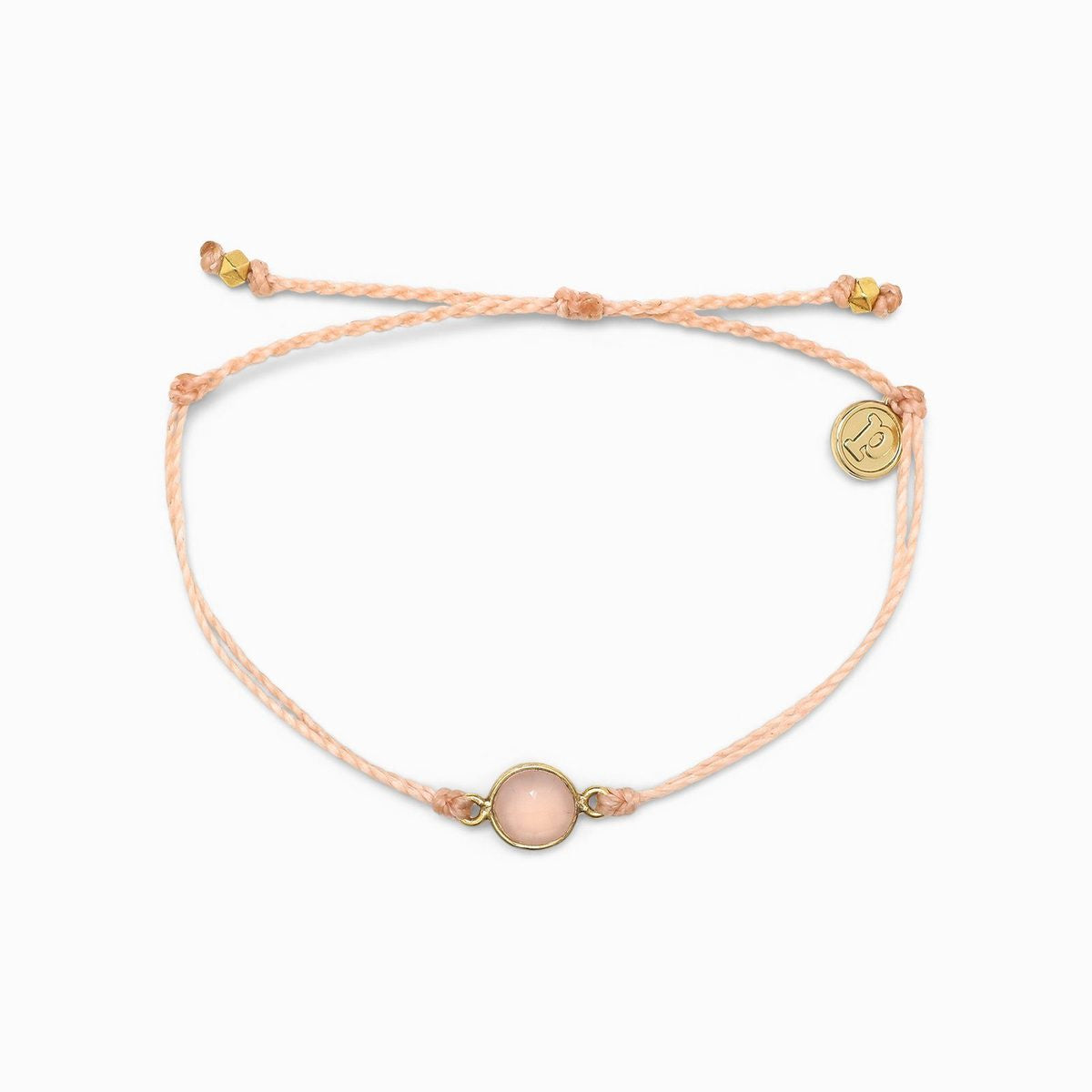 Pura Vida Rose Quartz Charm Bracelet Gold | Bella Lucca Boutique