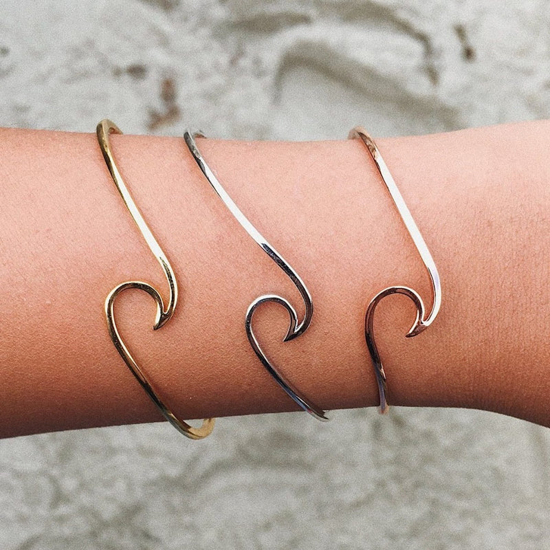 Pura Vida Wave Cuff Bracelet 