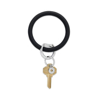 O-venture Big O® Silicone Solids Key Ring Collection | Black | Bella Lucca Boutique