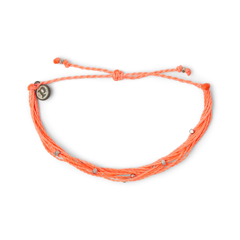 Pura Vida Strawberry Silver Malibu Bracelet